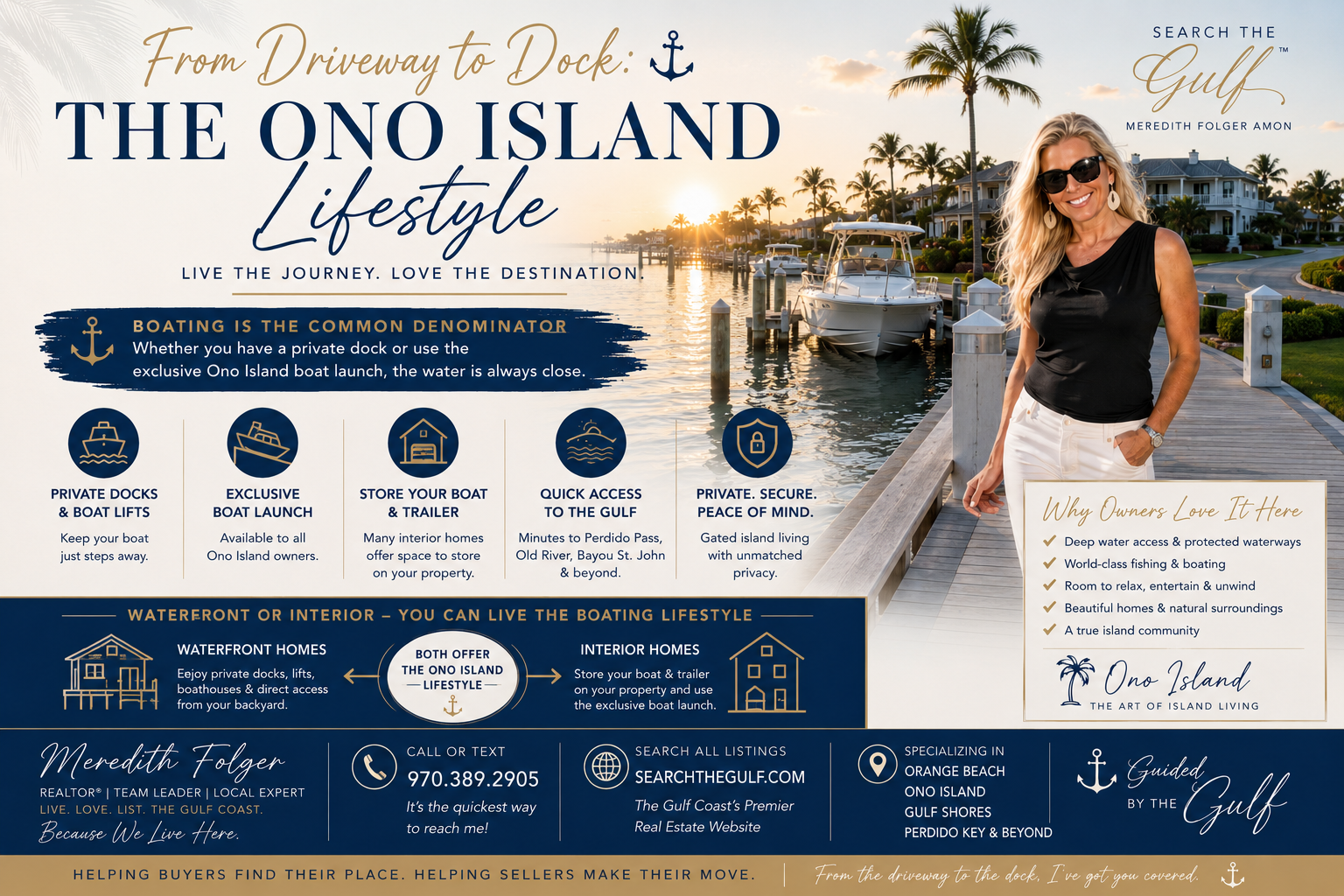 Ono Island From Driveway to Dock The Lifestyle